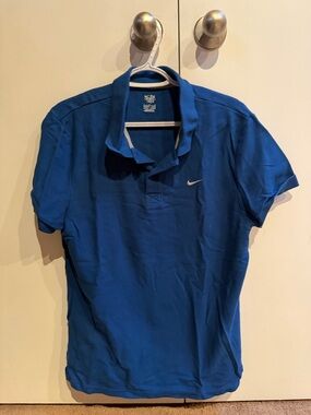 Nike Royal Blue Men’s Polo with Swoosh
